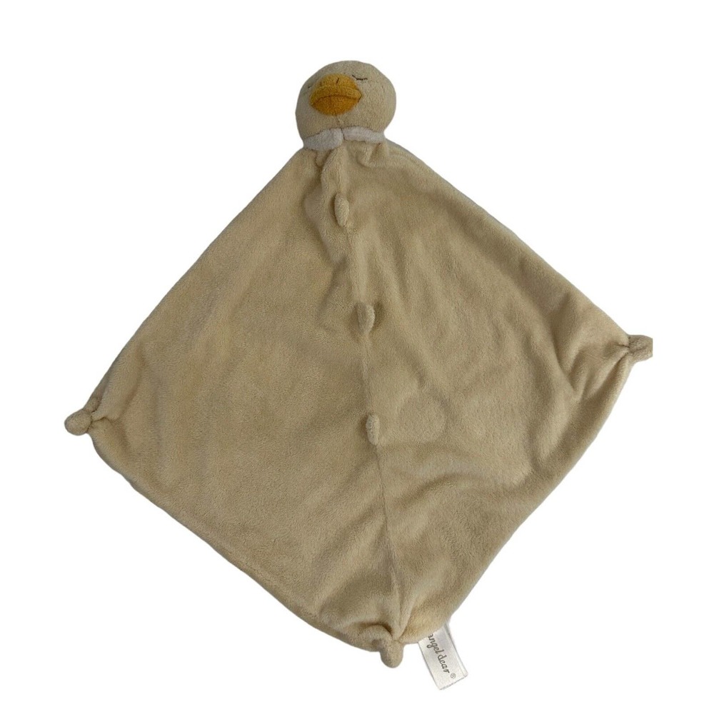Angel Dear Duck Chick Yellow Blankie Baby Lovey Security Blanket Soother Kids